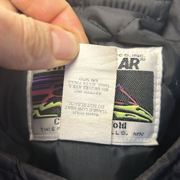 Vtg 90s Arctic Cat Arcticwear Mens M Snowmobile Winter Snow Pants Overalls USA - Picture 3 of 8